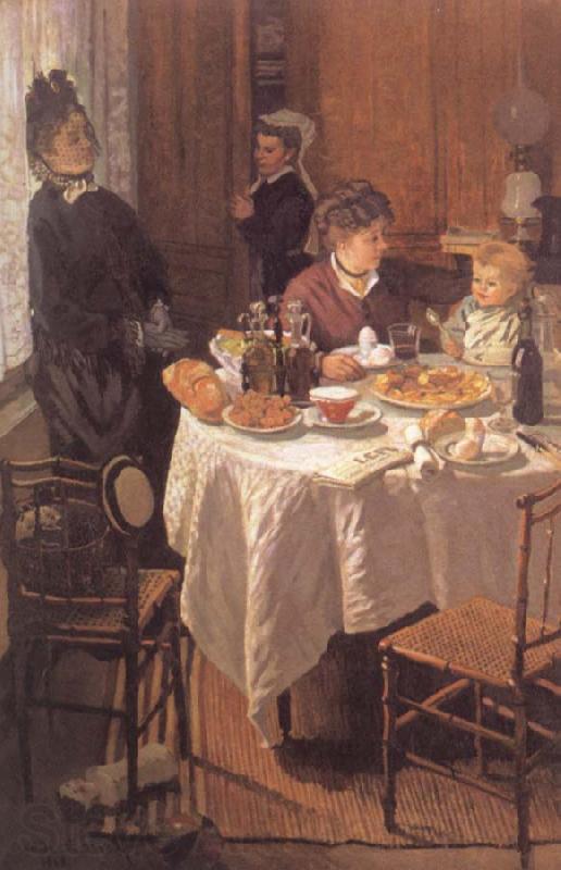 Claude Monet Le Dejeuner Norge oil painting art